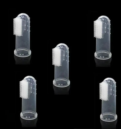 Super Soft Pet Finger Toothbrush – Dog & Cat Dental Care Tool for Plaque and Bad Breath