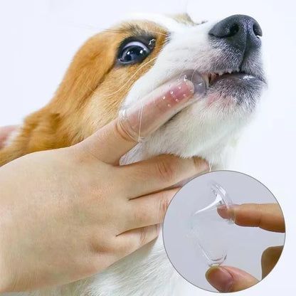 Super Soft Pet Finger Toothbrush – Dog & Cat Dental Care Tool for Plaque and Bad Breath
