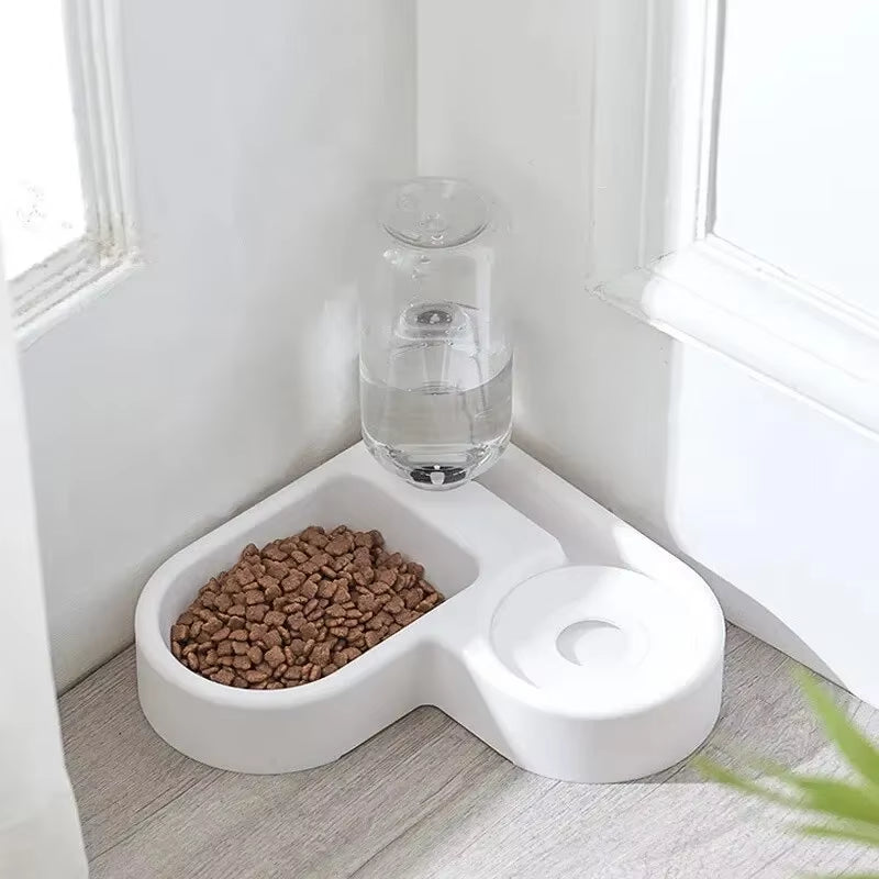Automatic Pet Water & Food Bowl – Moisture-Proof, Dual-Use Drinking and Feeding Dish